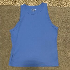 Time and Tru Blue Sleeveless Tank Top for Women